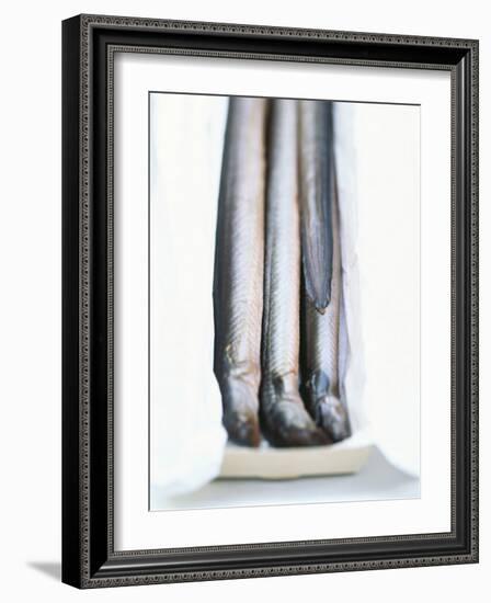 Four Smoked Eels in a Box-Peter Medilek-Framed Photographic Print