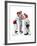 Four Sporting Boys: Baseball-Norman Rockwell-Framed Giclee Print