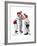 Four Sporting Boys: Baseball-Norman Rockwell-Framed Giclee Print