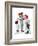 Four Sporting Boys: Baseball-Norman Rockwell-Framed Giclee Print