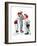 Four Sporting Boys: Baseball-Norman Rockwell-Framed Giclee Print