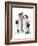 Four Sporting Boys: Baseball-Norman Rockwell-Framed Giclee Print