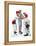 Four Sporting Boys: Baseball-Norman Rockwell-Framed Premier Image Canvas