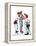 Four Sporting Boys: Baseball-Norman Rockwell-Framed Premier Image Canvas