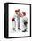 Four Sporting Boys: Baseball-Norman Rockwell-Framed Premier Image Canvas