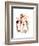 Four Sporting Boys: Basketball-Norman Rockwell-Framed Giclee Print