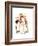 Four Sporting Boys: Basketball-Norman Rockwell-Framed Giclee Print