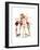 Four Sporting Boys: Basketball-Norman Rockwell-Framed Giclee Print