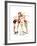 Four Sporting Boys: Basketball-Norman Rockwell-Framed Giclee Print