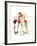 Four Sporting Boys: Basketball-Norman Rockwell-Framed Giclee Print