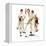 Four Sporting Boys: Golf-Norman Rockwell-Framed Premier Image Canvas