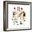 Four Sporting Boys: Golf-Norman Rockwell-Framed Premium Giclee Print
