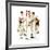 Four Sporting Boys: Golf-Norman Rockwell-Framed Giclee Print