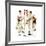 Four Sporting Boys: Golf-Norman Rockwell-Framed Giclee Print