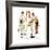 Four Sporting Boys: Golf-Norman Rockwell-Framed Giclee Print