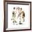 Four Sporting Boys: Golf-Norman Rockwell-Framed Giclee Print