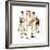 Four Sporting Boys: Golf-Norman Rockwell-Framed Giclee Print