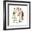 Four Sporting Boys: Golf-Norman Rockwell-Framed Giclee Print