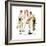 Four Sporting Boys: Golf-Norman Rockwell-Framed Giclee Print