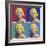 FOUR SQUARE MARILYN-CHRIS CONSANI-Framed Art Print