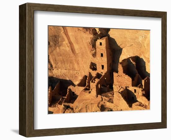 Four Story House in Cliff Palace-Joseph Sohm-Framed Photographic Print