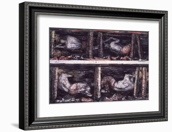 Four Studies of Miners at the Coalface, 1942-Henry Moore-Framed Giclee Print