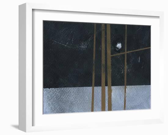 Four Trees and the Moon I-Paul Bailey-Framed Art Print