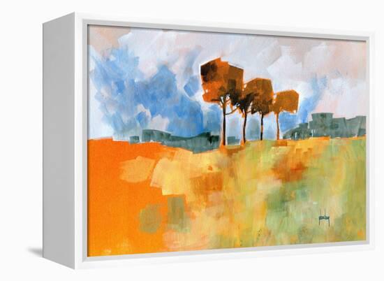 Four Trees-Paul Bailey-Framed Stretched Canvas