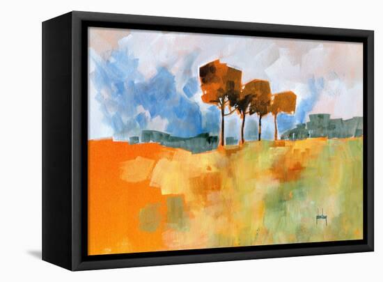 Four Trees-Paul Bailey-Framed Stretched Canvas