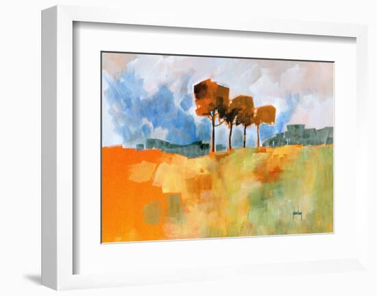 Four Trees-Paul Bailey-Framed Art Print