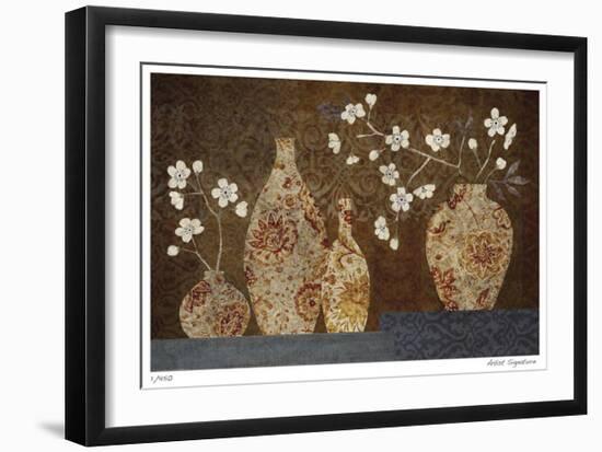 Four Vases I-Yuko Lau-Framed Giclee Print