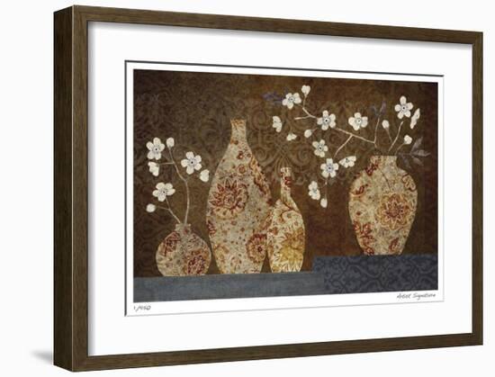 Four Vases I-Yuko Lau-Framed Giclee Print