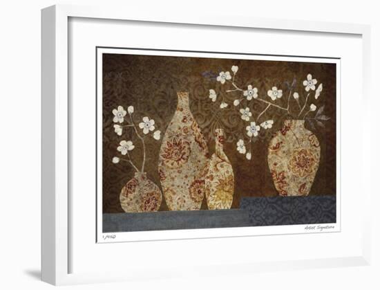 Four Vases I-Yuko Lau-Framed Giclee Print