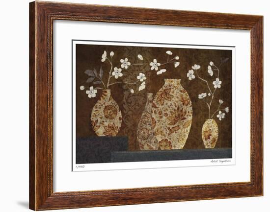 Four Vases II-Yuko Lau-Framed Giclee Print