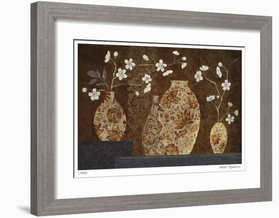 Four Vases II-Yuko Lau-Framed Giclee Print