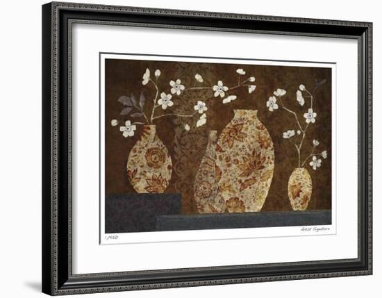 Four Vases II-Yuko Lau-Framed Giclee Print