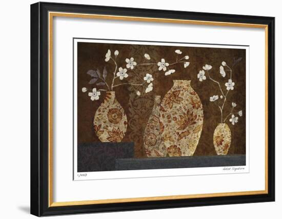 Four Vases II-Yuko Lau-Framed Giclee Print