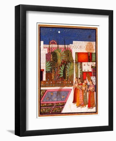 Four Women in a Palace Garden-null-Framed Giclee Print