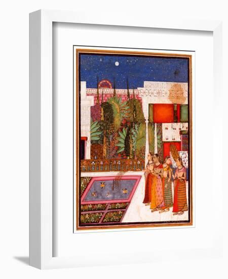 Four Women in a Palace Garden-null-Framed Giclee Print