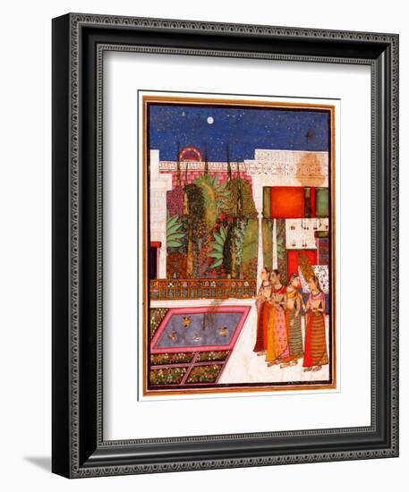 Four Women in a Palace Garden-null-Framed Giclee Print