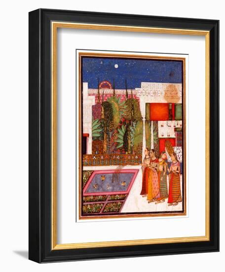 Four Women in a Palace Garden-null-Framed Giclee Print