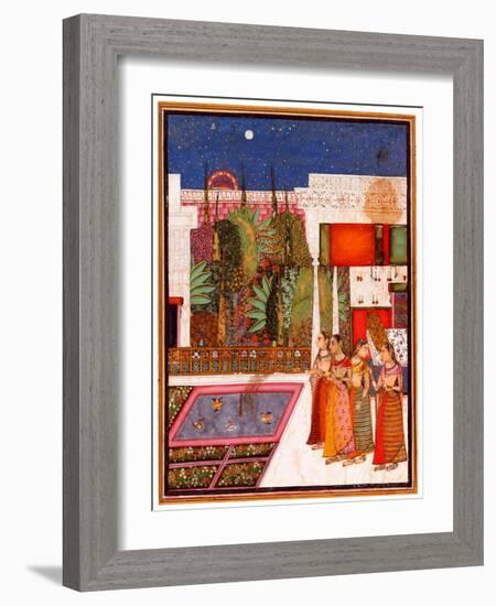 Four Women in a Palace Garden-null-Framed Giclee Print