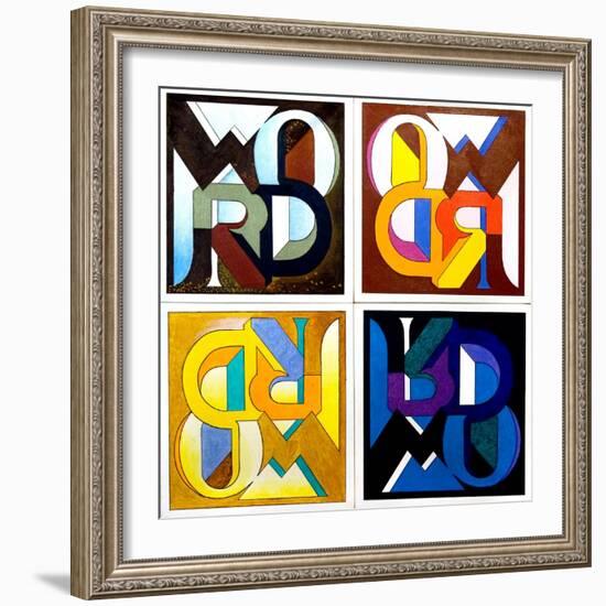 Four Words, Speechless, 2007-Jan Groneberg-Framed Giclee Print