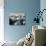 Four Young British Student Nurses Making Notes Together from Medical Textbooks-null-Photographic Print displayed on a wall