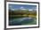 Fourth lake of valley of Five Lakes trail, Jasper National Park, UNESCO World Heritage Site, Canadi-Jon Reaves-Framed Photographic Print