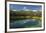 Fourth lake of valley of Five Lakes trail, Jasper National Park, UNESCO World Heritage Site, Canadi-Jon Reaves-Framed Photographic Print