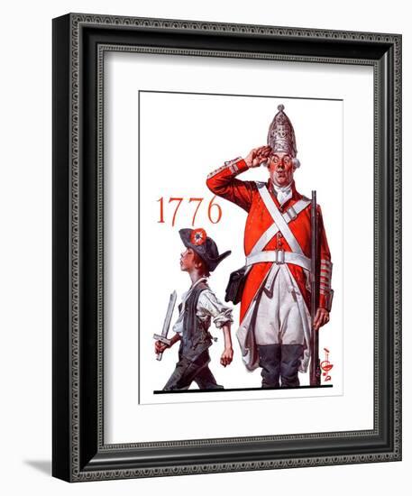 "Fourth of July, 1776,"June 30, 1923-Joseph Christian Leyendecker-Framed Giclee Print