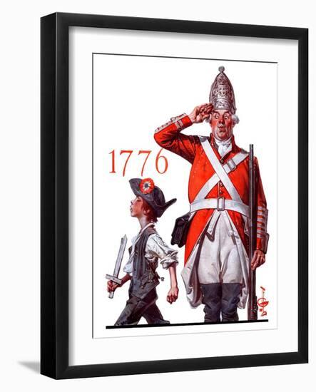 "Fourth of July, 1776,"June 30, 1923-Joseph Christian Leyendecker-Framed Giclee Print