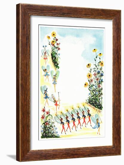 Fourth of July - Jack & Jill-Susan Carlton Smith-Framed Giclee Print