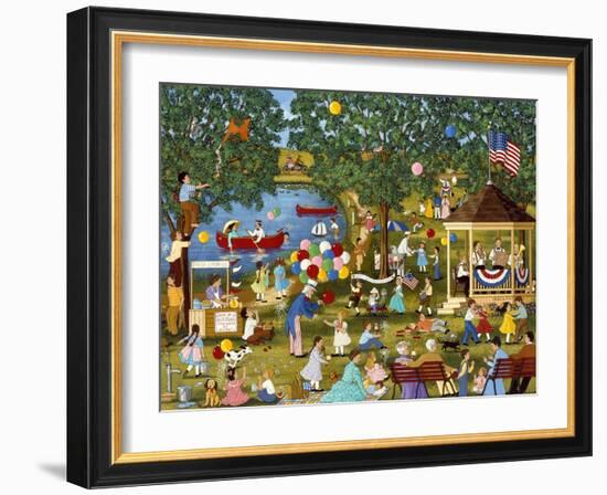 Fourth of July Lake-Sheila Lee-Framed Giclee Print